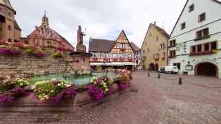 Visite 360° dEguisheim Turckeim Kaysersberg Ribeauvillé [upl. by Ashlan]