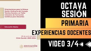 Experiencias Docentes en la apropiación del Plan y los Programas de estudio Educación Primaria [upl. by Havstad]