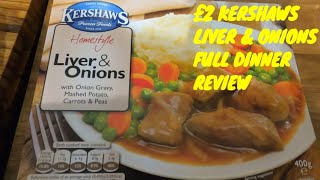 Liver amp onions frozen food review from KERSHAWS Frozen Foods [upl. by Tilden663]