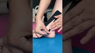 How to tape ankle stability with kinesiology tape [upl. by Niawd361]