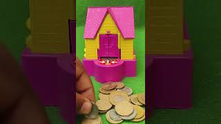 Mini bnker of dollar puppy Bank  amazing review unboxing video satisfying shorts short funny [upl. by Anorahs]