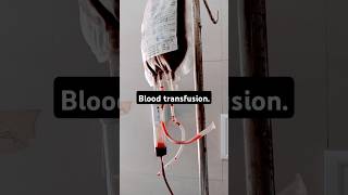 Blood transfusion in hospital hospitaldoctor  nursesucessmotivational doctr  viralshort [upl. by Lindo]