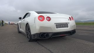 1400HP Nissan GTR R35 Alpha 12 Start Up Revs Accelerations [upl. by Kcirdes]