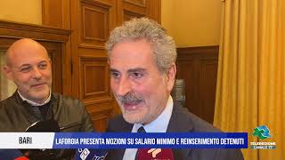 23 NOVEMBRE 2024 BARI LAFORGIA PRESENTA MOZIONI SU SALARIO MINIMO E REINSERIMENTO DETENUTI [upl. by Ayotna21]