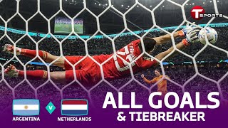 Argentina vs Netherlands 4  3 full penalty shootout 2022  HD [upl. by Oir]