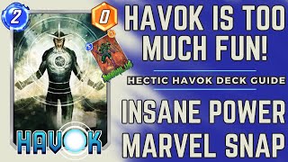 HETIC HAVOK  TOO MANY CUBES  Marvel SNAP  Hectic Havok Deck Guide  Infinity Gameplay [upl. by Mcquoid687]