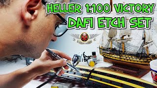 HELLER 1100 HMS VICTORY DAFI DETAIL ETCHED SETS [upl. by Halyk]