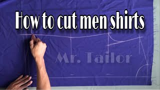 How to cut shirts full cutting MrTailor [upl. by Aneeuqahs916]