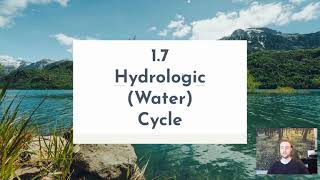 APES Notes 17  Hydrologic Water Cycle [upl. by Schatz18]