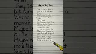 maybe this time sarah geronimo lyrics part 2 maybethistime lyrics [upl. by Neukam]