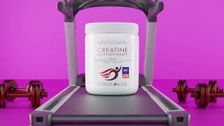 Creatine Monohydrate Powder Sport Supplement  Liposomal Creatine  Creatina  Codeage [upl. by Erminia]