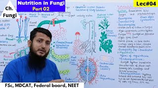 Nutrition in fungi  Lichen and Mycorrhizae  Mutualistic fungi  Lec04  Part 1 bio [upl. by Buehrer]