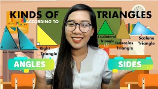 KINDS OF TRIANGLES ACCORDING TO SIDES AND ANGLES [upl. by Morgenthaler]