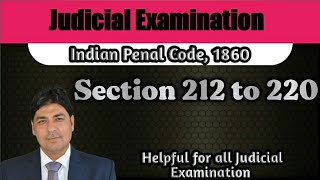 Offences against Public Justice  Sect 212 to 220 of IPC  Lectures on Judicial Exam  IPC Part 56 [upl. by Ahsaercal643]