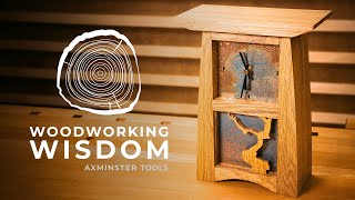 Make a Mission Clock Pt 2  Woodworking Wisdom [upl. by Virgy221]