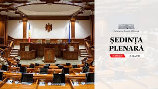 Ședința plenară a Parlamentului sesiune extraordinară  18 ianuarie 2024 [upl. by Iht]