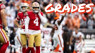 49ers 17 Browns 19 Grades [upl. by Xeno]