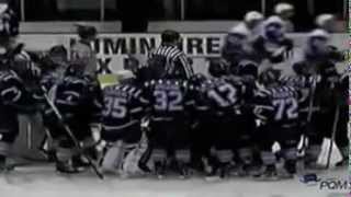 Etienne Brodeur OT goal vs SaintJohn  Epic Celly 20120424 [upl. by Ayrad]