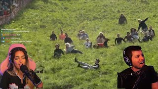 Hilarious Cheese Rolling 2023 Competition Gloucestershire UK [upl. by Eiramnna309]