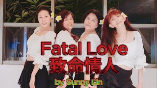 Fatal love（致命情人） Line dance Demo amp Walk trough by Sunny Llin [upl. by Qahsi]