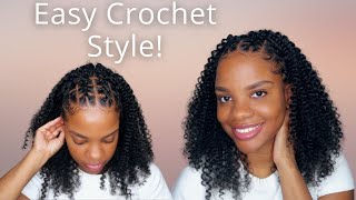 Criss Cross Rubberband Crochet Braid Hairstyle  Sams Beauty [upl. by Ervin310]