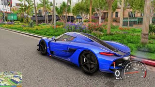 GTA 5 Breathtaking Graphics Mod With Enhanced Real Life Traffic Gameplay Ultra Settings  Koenigsegg [upl. by Margo900]