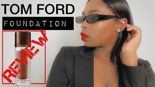 TOM FORD TRACELESS SOFT MATTE FOUNDATION REVIEW  SOFT GLAM  MAKEUP FOR DARK SKIN  INFLUENSTER [upl. by Qahsi]