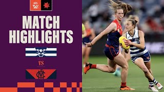 Geelong v Melbourne Highlights  Round 5 2023  AFLW [upl. by Rosemarie]