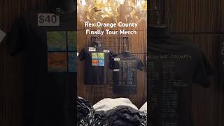 Rex Orange County Finally Tour Merch • rexorangecounty rexorangecountymerch finallytour [upl. by Amund69]