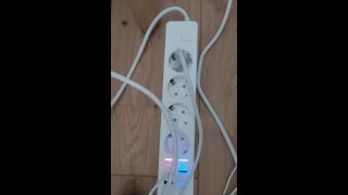 Smart Wifi Power Strip 4 outlets  4 USB unboxing and review [upl. by Llecrep]