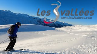 Les menuires  3 vallées  janv 2024 ⛷️🎿 [upl. by Erleena]