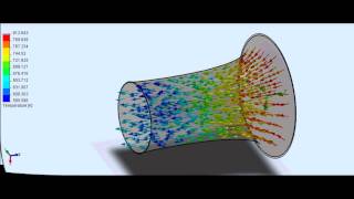 Gas Turbines Exhaust Cone Assignment Flow Simulation [upl. by Weisburgh]