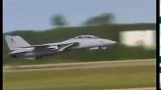 Spectacular F 14 Low Pass Take off [upl. by Melleta969]