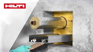 HOW TO USE Hilti Brandschutzmörtel CP 636  Montagevideo [upl. by Akinimod]