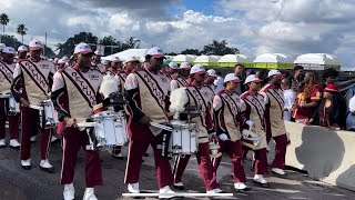 Bethune Cookman marching in … Florida Classic 2023 [upl. by Eemiaj]