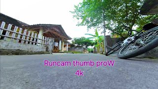 fpv drone dengan runcam thumb pro W 4k fpv drone runcam [upl. by Dalila879]