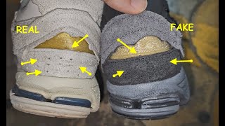 Real vs fake New Balance 2002R protection pack How to spot fake New Balance 2002R sneakers [upl. by Etteb]