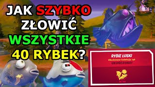 FORTNITE Jak szybko złowić wszystkie 40 rybek Rozdział 2 Sezon 4 [upl. by Nirrac]