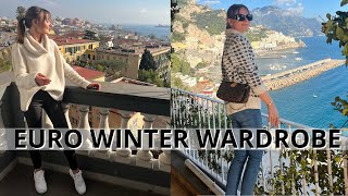 10 Outfits For My European Winter Vacation winter capsule wardrobe [upl. by Wein]