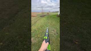 IN ACTION  Greenworks 80V Gen 3 Brushless Blower [upl. by Nihcas]