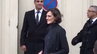 INES DE LA FRESSANGE  CHANEL FASHION SHOW IN PARIS by MinVIPELF ®「 MAIGANE 」2016 160126 [upl. by Rodd]