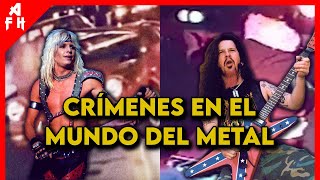 CRÍMENES MÁS ATROCES EN EL MUNDO DEL METAL [upl. by Thurber]