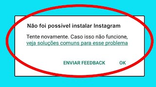 Consertar não é possível instalar  baixar o aplicativo Instagram no Google Playstore para Android [upl. by Maleki]