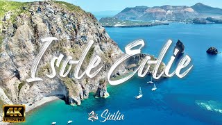 AEOLIAN ISLANDS Lipari Vulcano Panarea amp Stromboli – Italy Sicily 🇮🇹 4K video [upl. by Milburn]