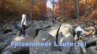 Felsenmeer in Lautertal  Odenwald [upl. by Jarietta]