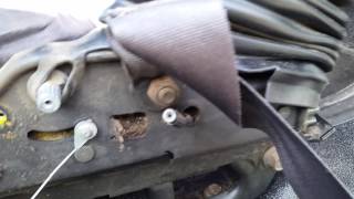 Dodge Ram reclining seat cable replacement Part 2 [upl. by Mcnalley]