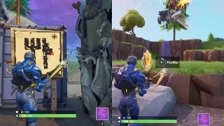 DEFI quotCHERCHER LE PANNEAU DE CARTE AU TRESOR TROUVE A JUNK JUNCTIONquot DEFI SEMAINE 10 sur FORTNITE [upl. by Wainwright]