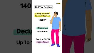 80TTA deduction  Section 80TTA of Income Tax Act  deduction from interest income sec 80TTA shorts [upl. by Ekaterina]