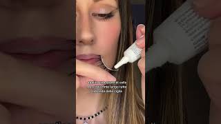 Come applicare le ciglia finte  tutorial ✨ makeup truccoocchi makeuptutorial [upl. by Creight]