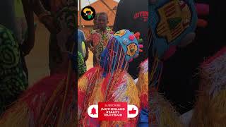 Colorful egungun Africa Masquerade festival [upl. by Hallock]